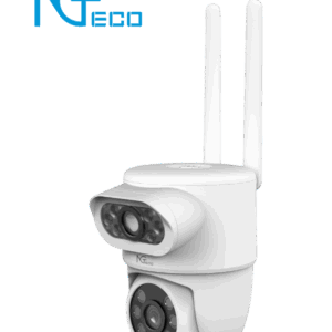 NGTECO NGSH01C8AN- Cámara PTZ WiFi , 4MP , Lente Dual , Monitoreo 2 Áreas , Detección Humana , Audio 2 Vías ,Paneo y Tildeo ,Almacenamiento Local y en la Nube