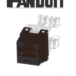 PANDUIT NK688MBL - Jack UTP RJ45 / Tipo Keystone / Categoría 6 / Negro