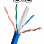 SAXXON OUTP6CCA305AZ3 - Cable UTP CCA / Categoria 6 / Color azul obscuro / Interior / 305 Mts / Redes / Video / 4 Pares