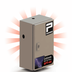 PARRES GBTPGSPT-45 Gabinete para tierra física POWER GROUND BARRA DE TIERRAS SPT-45 / 30cm x 20cm x 15cm /Acero al carbón pintura electrostática. Con barra de conexión con opresores integrados para cables de calibre 1/0 AWG.