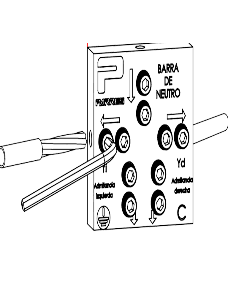 PARRES GBTPGSPT-45 Gabinete para tierra física POWER GROUND BARRA DE TIERRAS SPT-45 / 30cm x 20cm x 15cm /Acero al carbón pintura electrostática. Con barra de conexión con opresores integrados para cables de calibre 1/0 AWG. - Image 2