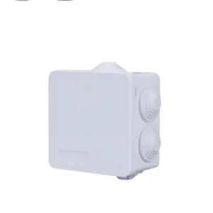 SAXXON PB085 - Caja de conexiones con 7 entradas / PVC libre de halógenos / Compatible con cámaras Bullet / Domo / Dimensiones 85 x 85 x 50 mm (Ancho x Alto x Fondo) / IP55