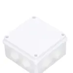 SAXXON PB100 - Caja de conexiones con 7 entradas / PVC libre de halógenos / Compatible con cámaras Bullet / Domo / Dimensiones 100 x 100 x 70 mm (Ancho x Alto x Fondo) / IP55