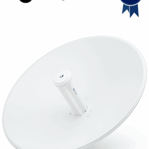 UBIQUITI POWERBEAM AC PBE-5AC-500 -Radio Airmax AC 5.8GHz para exteriores con tecnología MIMO, incluye antena de 27 dBi con radomo para un rendimiento hasta de 450 Mbps.