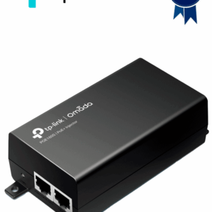 TP-LINK -TL-POE160S - Inyector PoE+/ 2 puertos Gigabit Ethernet/ Suministro de Hasta 30W/ Cumple con estándar PoE IEEE802.3 AF & AT/ Instalación Plug and Play