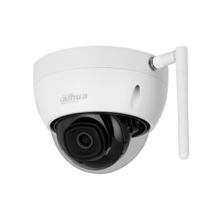 DAHUA IPC-HDBW1230DE-SW - Camara IP Domo Wifi de 2 Megapixeles/ Lente de 2.8 mm/ 100 Grados de Apertura/ IR de 30 Metros/ Ranura para MicroSD/ IP67/ Antivandalica Ik10/ Detección de Humanos SMD/ Hasta 80 Metros de Alcance en Area Abierta/