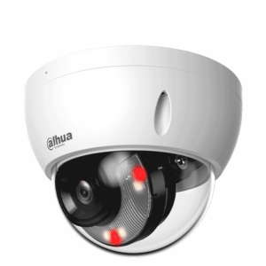 DAHUA DH-IPC-HDBW2849E-S-IL -Cámara IP Domo Antivandálica 4k/ 8 Megapíxeles/ Iluminador Dual/SMD Plus/ Protección perimetral/IR de 30 Mts/ Lente de 2.8mm/ 106 Grados de Apertura/ H.265+/ WDR, 3D NR, HLC, BLC/ IP67/ IK10/ PoE/ Ranura para MicroSD/