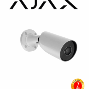 Ajax BulletCam (5 Mp/2.8 mm) - Camara IP Bullet 5 Megapixeles con IA y Micrófono/ H.265/ 25 Fps/ Lente de 2.8mm/ Angulo de 100°-110°/ IR DE 35 Mts/ IP65/ PoE/ WDR/HDR Color Blanco