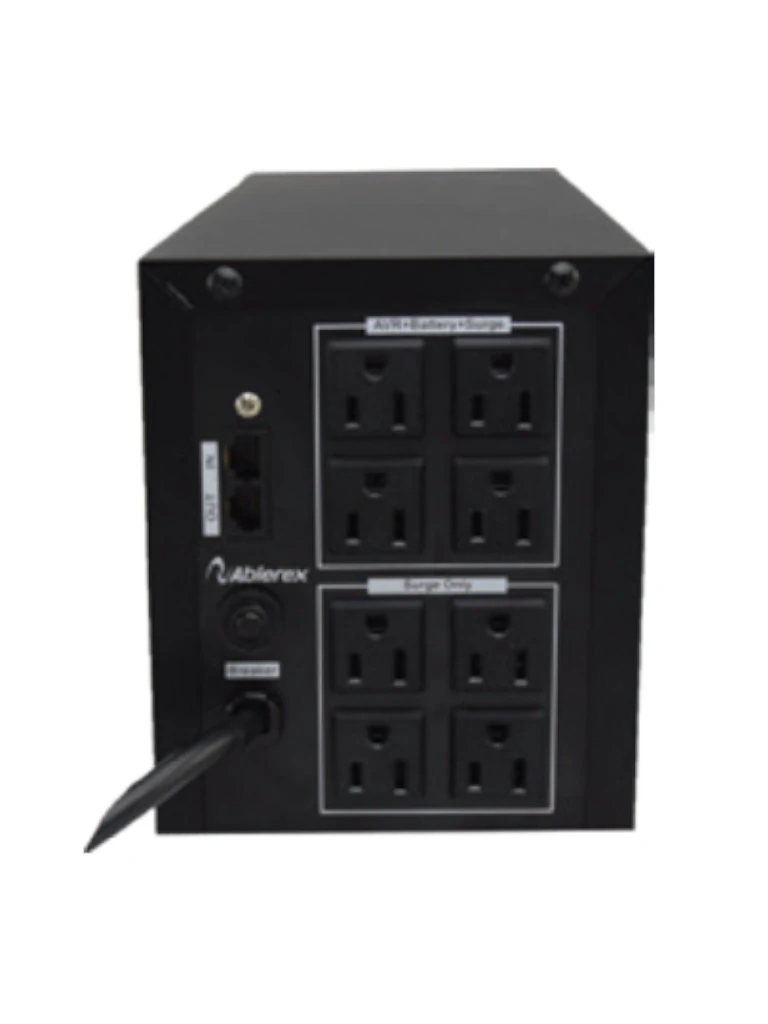 ABLEREX - AB-PRO1500T - No break interactivo / 1500VA / 900W / 8 contactos a la salida / pantalla LCD. - Image 2