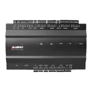 ZKTECO INBIO260 - CONTROL DE ACCESO INBIO PARA 2 PUERTAS/ SOPORTE DE 4 LECTORAS FR1X00/ 20 000 HUELLAS/ 30 000 TARJETAS/ CON VERSION PULLSDK