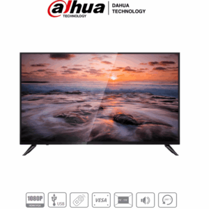DAHUA LM43-F200 -Pantalla profesional de 43" FHD, ideal para sistemas CCTV. Diseñada para operar 24/7, con conectividad VGA y HDMI, altavoces integrados, brillo de 330 cd/m² y tiempo de respuesta de 8 ms.