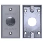 YLI KITABK800AMBB800AM - Paquete con Botón de Salida Mecánico y Caja de Montaje Metálica para Instalación Segura