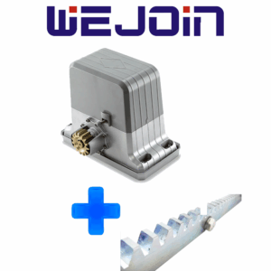 WJPKM202P - Paquete de Motor para portón deslizante o corredizo / Soporta hasta 1800 kg / Incluye motor modelo WJPKMP202 / 3 metros de cremallera modelo WJKJCT y accesorios de fijación