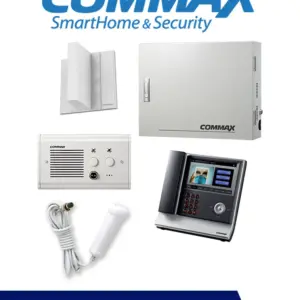 COMMAX ENFERMERIAPACK - Paquete de solución de enfermería para 10 habitaciones de Hospital / Incluye unidad central, unidad de enfermería, 10 subestaciones de cama, 10 botones pulsadores, 10 Botones de Emergencia, 2 luces de corredor