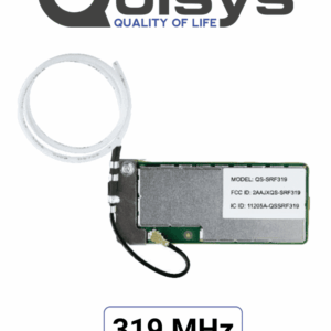 Qolsys IQCard 319 MHz - Permite retomar instalaciones que utilizan sensores en 319MHz y actualizar el sistema con los nuevos paneles IQ panel de 4ta generación