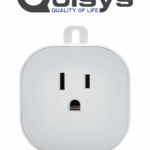 QOLSYS IQOUTLET - Tomacorriente Inteligente Z-Wave . Convierte Cualquier tomacorriente en uno inteligente. Para funcionar en la plataforma de alarm.com