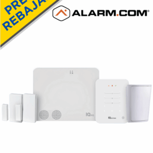 QOLSYS IQNS KEYPAD PACK - Paquete que contiene Sistema de Alarma IQ NS ALARM.COM autocontenido sin pantalla, Power G 915 Mhz  1 sensor PIR inalámbrico PGP9914,  2 sensores magnéticos inalámbricos PG9303  y 1 KEYPAD