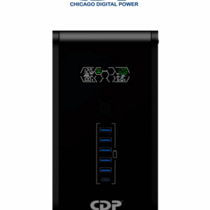 CDP R-Smart1510 - UPS de 1500VA / 900W con pantalla LCD, 10 terminales de salida: 5 con respaldo y AVR, y 5 con supresión de picos.