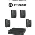 BOSCH M_KITU604UC15B - Kit de Audio / Amplificador Mixer 60W / 4 Bocinas 15W Negras