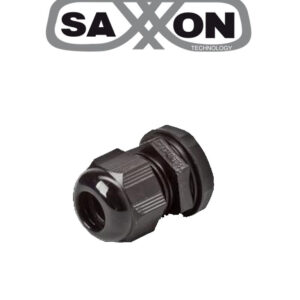 SAXXON ACGBK - Glandula para protección de patchord de F.O. /Para protección de Cables de red y energía en gabinetes y barreras / Cableado en gabinetes / Color negro