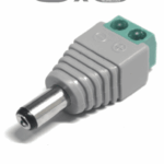 SAXXON PSUBR12H - Bolsa de 10 Conectores Macho Para Alimentación de Camaras/ Terminales Tipo Tornillo Positivo y Negativo/ Resistente a la Oxidación/