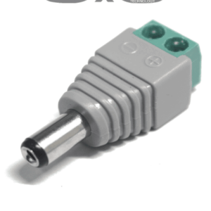 SAXXON PSUBR12H - Bolsa de 10 Conectores Macho Para Alimentación de Camaras/ Terminales Tipo Tornillo Positivo y Negativo/ Resistente a la Oxidación/