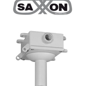 SAXXON WBWH&WB8203 - Brazo de montaje en techo de 20CM con caja de conexiones para gabinete / Aluminio