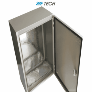 SBE TECH SBE-504025 - Gabinete metálico, 500x400x250 mm, grado IP 65 NEMA 4