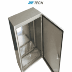 SBE TECH SBE-604020 - Gabinete metálico 600x400x200 mm par uso exterior IP65, NEMA 4