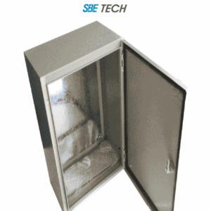 SBE TECH SBE-604020 - Gabinete metálico 600x400x200 mm par uso exterior IP65, NEMA 4