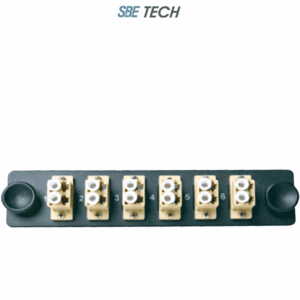 SBE TECH SBE-6LC - Placa con 6 acopladores LC dúplex multimodo