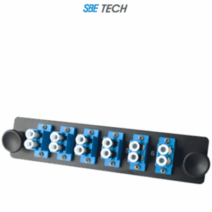 SBE TECH SBE-6LCSM - Placa con 6 acopladores LC dúplex monomodo