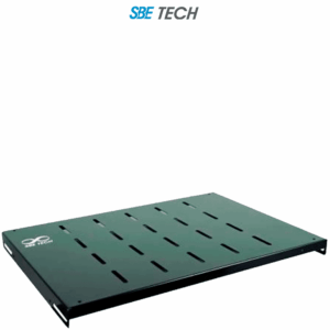 SBE TECH SBE-CF1915V -Charola fija ventilada de 1 UR , diseñada para gabinetes con 60 cm de profundidad. Cuenta con 35 cm de profundidad.
