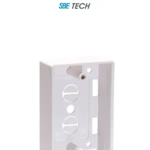SBE TECH SBE-CUNIV2- Caja universal de PVC 2X4 reforzada, con rango de temperatura de trabajo -20ºC hasta +65ºC, facil instalación y limpieza