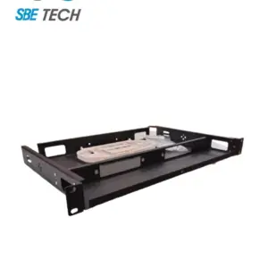 SBE TECH SBE-DFO12 - Distribuidor de Fibra Óptica recibe hasta 2 placas con 6 acopladores, 1UR.