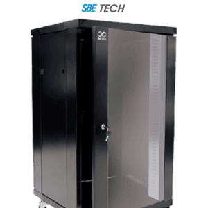 SBE TECH GNL20URP600PC - Gabinete de piso de 20UR de alto con puerta de cristal