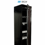 SBE TECH SBE-GNL42URP600PC - Gabinete de Piso de 42 UR con puerta de cristal y una profundidad de 60.0 cm.
