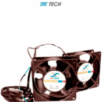 SBE TECH J2VENTN127V- Par de extractores para gabinete, extractor de 4 1/2 pulgadas de diámetro