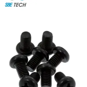 SBE TECH - SBE-JTACERO6MM JUEGO DE TORNILLOS DE 6MM CAB GOTA PAVONADO UNICAMENTE P/RACK DE ACERO (50 PZAS) PARA RACK NUEVA LINEA