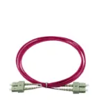 SBE TECH SBE-JUMSCSC1M50 Jumper SC-SC MULTIMODO 50/125 OM4 duplex 2 mm, 1 metro, UPC