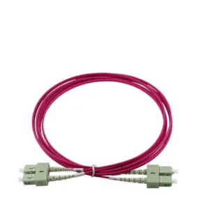 SBE TECH SBE-JUMSCSC1M50 Jumper SC-SC MULTIMODO 50/125 OM4 duplex 2 mm, 1 metro, UPC
