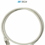SBE TECH PCC61.0MGY- Patch Cord Cat 6 con bota inyectada y moldeada 1m Gris