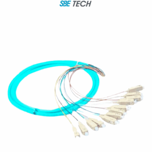 SBE TECH SBE-PIGSC2M50M46PC - Juego de Pigtail SC multimodo 50/125 µm, de 2 metros, en paquete de 6 unidades