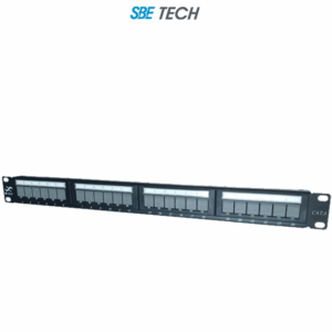 SBE TECH PPC624P - Panel de parcheo categoría 6/24 puertos