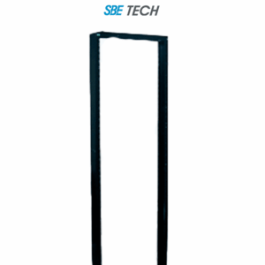 SBE TECH SBE-RR719 - Rack liviano de piso en acero, 42U, con perforación roscada 12-24, capacidad de 350 kg, y altura de 7 pies