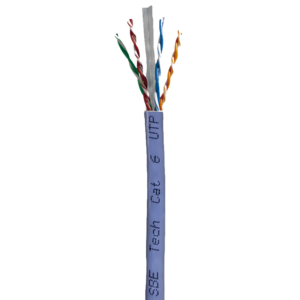 SBE TECH SBE-UTPC6UCERT-GY-NP - CABLE UTP CAT6/ 100% COBRE/CAJA 305 METROS/ COLOR GRIS/ 23 AWG/ SEPARADOR CENTRAL/