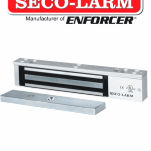 Seco-Larm E941SA600PQ - Cerradura de puerta electromagnética 280Kg/ 600 Lb con LED y sensor