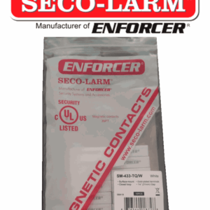 Seco-Larm 10PKW -Paquete de 10 Contactos magneticos SM433TQ/W BLANCOS de sobreponer 1-1/4" (31mm) Gap Compatible paneles DSC / RISCO / BOSCH