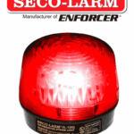 Seco-Larm SL126QR - Luz Estroboscópica Alámbrica, 6-12VDC, Roja Compatible IHORN / RISCO / DSC / BOSCH