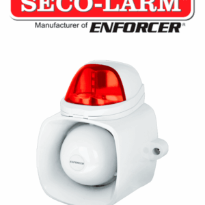 Seco-Larm SH816SSMQR- Sirena con estrobo , grabación de audios y con ópción de uso de voceo